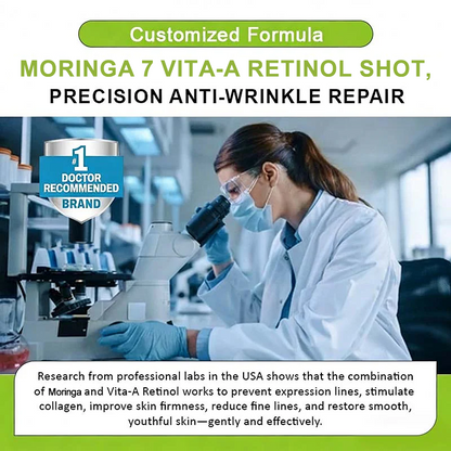 [🔥Last Day 50% OFF] LOVILDS™ Moringa & Retinol Shot - Eraser for Deep Wrinkles, Sagging Jowls & Puffy Eyes