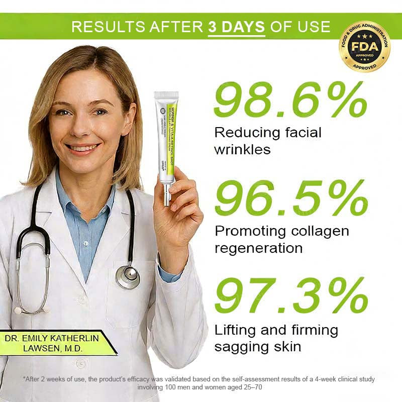 [🔥Last Day 50% OFF] LOVILDS™ Moringa & Retinol Shot - Eraser for Deep Wrinkles, Sagging Jowls & Puffy Eyes