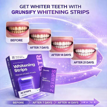 🦷 Grunsify Glow Care Strips | On-the-Go Brightening Magic
