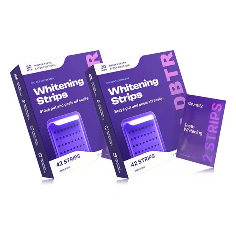 🦷 Grunsify Glow Care Strips | On-the-Go Brightening Magic